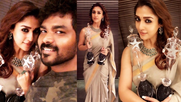 മികച്ച നടിക്കും ജനപ്രിയ നായികയ്ക്കുമുള്ള അവാർഡുകൾ ഏറ്റുവാങ്ങിയ കാമുകിയെ ചേർത്ത് പിടിച്ച് വിഘ്നേശ്; എന്റെ അവാർഡിനൊപ്പവും അവളുടെ അവാർഡിനൊപ്പവും എന്ന ക്യാപ്ഷനോടെ പങ്ക് വച്ച പ്രണയ ചിത്രം ഏറ്റെടുത്ത് ആരാധകരും