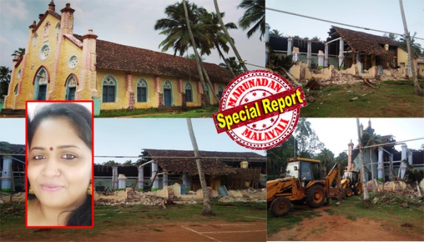 ബോണക്കാട് കുരിശുതകർന്നതിന് സർക്കാരിനെ പ്രതിക്കൂട്ടിലാക്കിയ നെയ്യാറ്റിൻകര രൂപതയ്ക്ക് നൂറ്റാണ്ട് പഴക്കമുള്ള പള്ളി പൊളിക്കാൻ കഴിഞ്ഞതെങ്ങനെ? പള്ളി പരിശോധിക്കാൻ വന്ന കേന്ദ്ര പുരാവസ്തുഉദ്യോഗസ്ഥയെ അപമാനിച്ചത് താക്കോൽ നൽകാതെ മണിക്കൂറുകൾ കാത്തുനിർത്തി ; ഹൈക്കോടതിയിൽ ഉദ്യോഗസ്ഥ റിപ്പോർട്ട് കൊടുക്കും മുമ്പേ പുലർച്ചെ രഹസ്യമായി പള്ളി പൊളിക്കലും; നെയ്യാറ്റിൻകര ഇമ്മാക്കുലേറ്റ് കൺസെപ്ഷൻ പള്ളി തകർത്തത് പുരാവസ്തുവകുപ്പിന്റെ വിലക്ക് ലംഘിച്ച്
