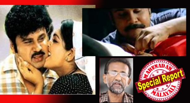 മീശമാധവനിൽ സ്ക്രിപ്റ്റിലില്ലാത്ത കാര്യം ചെയ്ത ദിലീപിന് കാവ്യ തിരിച്ചടി നൽകിയത് വെള്ളരിപ്രാവിന്റെ ചങ്ങാതിയിൽ; അരഞ്ഞാണം കടിച്ചഴിച്ച രംഗത്തിന് ബദലായി കവിളിൽ ഉമ്മയ്ക്ക് പകരം കടികൊടുത്ത് കാവ്യ; 'ഈ സീൻ കുറേ ടേക്ക് പോയാലും ഞങ്ങൾക്ക് വിരോധമില്ല' എന്ന് അക്കു അക്ബറിനോട് വിളിച്ചുപറഞ്ഞ് നായകൻ; വൈറലായ ആ രംഗത്തിന്റെ പിന്നാമ്പുറ കഥകളുമായി പല്ലിശ്ശേരിയുടെ പരമ്പര
