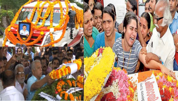 നാടിനു കാവലും തണലുമായ പതിമൂന്നു വ്യോമസേനാ അംഗങ്ങൾക്കും അന്തിമോപചാരം അർപ്പിച്ച് പ്രതിരോധമന്ത്രി രാജ്നാഥ് സിംങ്; അപകടത്തിൽ മരിച്ച മൂന്നു മലയാളി സൈനികരേയും നാട്ടിലേക്കെത്തിച്ചത് ഒരേ വിമാനത്തിൽ; പ്രളയകാലത്ത് കേരളത്തിന് തുണയായ സ്ക്വാഡ്രൻ ലീഡർ വിനോദിനും സർജന്റ് അനൂപിനും കോർപ്പറൽ ഷരിനും യാത്രാമൊഴി നൽകാൻ ഒഴുകിയെത്തിയത് നാട് ഒന്നാകെ