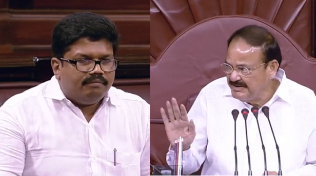 എൻഐഎ ഭേദഗതി ബിൽ ചർച്ചക്കിടെ 'ഹിന്ദുത്വ ഭീകരർ' എന്നു പരാമർശിച്ച കെ കെ രാഗേഷ്; 'ഒരു മതത്തേയും ഇതിൽ വലിച്ചിഴക്കേണ്ടതില്ല, മറ്റാരെങ്കിലും വേറെ ഏതെങ്കിലും മതത്തെപ്പറ്റി പറയും' എന്നു പറഞ്ഞ് ശാസിച്ച് വെങ്കയ്യ നായിഡു; ഹിന്ദുത്വ ഗ്രൂപ്പുകൾ ഉൾപ്പെട്ട മക്ക മസ്ജിദ്, മലേഗാവ് സ്ഫോടന കേസുകൾ എണ്ണിപ്പറഞ്ഞ് ഇടതു എംപിയുടെ മറുപടി: ഇന്നലെ രാജ്യസഭയിൽ നടന്നത്