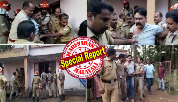 കേസ് അന്വേഷിക്കാൻ വന്ന എസ്ഐക്ക് നേരേ തോക്ക് ചൂണ്ടി തട്ടിക്കളയുമെന്ന് ഭീഷണി; തൊഴിലാളികളെ അടക്കം തോക്കിൻ മുനയിൽ നിർത്തിയത് മണിക്കൂറുകൾ; ആദ്യം പിന്മാറിയെങ്കിലും അക്രമിയെ സാഹസികമായി പിടികൂടി പൊലീസ്; കൊല്ലം അരിപ്പ ഓയിൽ പാം എസ്റ്റേറ്റ് മാനേജർ പ്രതീഷിനെ വരുതിയിലാക്കിയത് ക്വാർട്ടേഴ്സിന്റെ വാതിൽ ചവിട്ടിപ്പൊളിച്ച്; നാടകീയ രംഗങ്ങൾ അരങ്ങേറിയിട്ടും തിരിഞ്ഞുപോലും നോക്കാതെ ഓയിൽ പാം മാനേജ്മെന്റ്