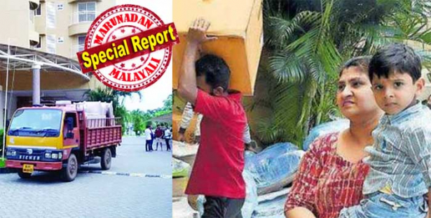 ചുളുവിലയ്ക്ക് സാധനങ്ങൾ വാങ്ങാൻ ഫ്ളാറ്റിന് മുമ്പിൽ തടിച്ചുകൂടി ബ്രോക്കർമാർ; സാധനങ്ങൾ മാറ്റാനുള്ള തിരക്കിൽ പലതവണ പണിമുടക്കി ലിഫ്റ്റുകൾ; മൂന്നര ലക്ഷം രൂപയുടെ സെറ്റി പ്രവാസി വിറ്റത് വെറും 27000 രൂപയ്ക്ക്; ഓരോ ഫ്ളോറിലും കെട്ടിക്കിടക്കുന്നത് ലോഡു കണക്കിന് സാധനങ്ങൾ; തിരക്കിനിടെ സാധനങ്ങൾ പലതും മാറിപ്പോയി; ചിലത് കളവുപോയെന്നും ആരോപണം; ഇനിയും ഒഴിയാനുള്ളത് 82 ഫ്ളാറ്റുകൾ; മരടിലെ കുടിയൊഴിപ്പിക്കലിന്റെ കാഴ്ച്ചകൾ ഇങ്ങനെ
