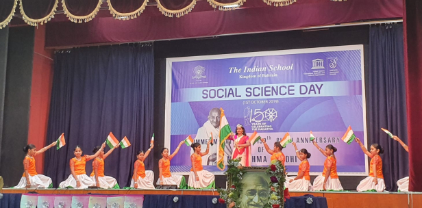 ഗാന്ധിസ്മൃതിയിൽ ഇന്ത്യൻ സ്കൂൾ സാമൂഹ്യ ശാസ്ത്ര ദിനം ആഘോഷിച്ചു