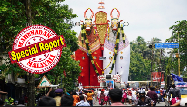 ഓച്ചിറ കാളകെട്ടുത്സവത്തിൽ കൂറ്റൻ നന്ദികേശ വിഗ്രഹങ്ങൾ എത്തിക്കുന്നത് ദേശീയ പാത ബ്ലോക്കാക്കി; വിവിധ കരകളിൽ നിന്നും എഴുന്നള്ളിക്കുന്ന വിഗ്രഹങ്ങൾ ക്ഷേത്രത്തിലെത്തിക്കാൻ പൂർണമായ ഗതാഗത നിരോധനമെന്ന് പരാതി; പൊലീസിന്റെ നിർദ്ദേശം മറികടന്നതിനും ദേശീയപാതയിൽ ഗതാഗത തടസം സൃഷ്ടിച്ചതിനും കമ്മിറ്റിക്കാർക്കെതിരെ കേസ്; നാമജപവുമായി റോഡിൽ കുത്തിയിരുന്നു പ്രതിഷേധിച്ച് കരക്കാരും കമ്മറ്റിക്കാരും; പ്രശ്നം ഒത്തുതീർന്നത് എസ്പി ഇടപെട്ടതോടെ