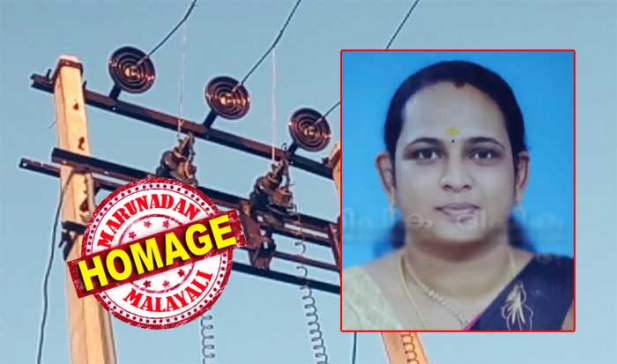 ദമ്പതികൾ സഞ്ചരിച്ച സ്കൂട്ടറിന് മുകളിലേക്ക് 11 കെവി വൈദ്യുതി ലൈൻ പൊട്ടിവീണു; ദേഹത്ത് ചുറ്റിയ വൈദ്യുതിലൈനിൽ നിന്നും ഷോക്കേറ്റ് യുവതി മരിച്ചു; നിലവിളി കേട്ട് ഓടിക്കൂടിയ നാട്ടുകാർ ഫ്യൂസ് ഊരിമാറ്റി ഭർത്താവിനെയും മകളെയും രക്ഷപെടുത്തി; രക്ഷപെടുത്താൻ വെള്ളം നിറഞ്ഞ പാടത്തിറങ്ങിയ യുവാക്കൾക്കും ഷോക്കേറ്റു; കോട്ടയത്തെ കീഴൂർ-ആപ്പാഞ്ചിറ റോഡിൽ നടുക്കുന്ന അപകടം ഉണ്ടായത് ഇങ്ങനെ