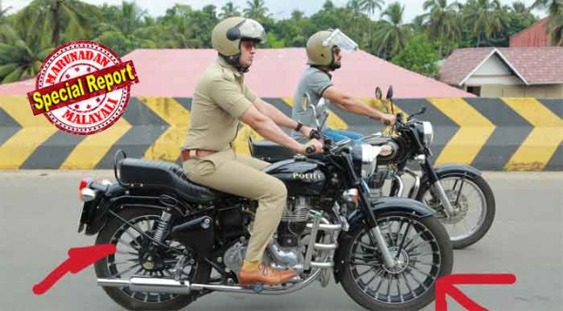 ടോവിനോയ്ക്കൊപ്പം കമ്മീഷണർ റൈഡ് ചെയ്ത പൊലീസ് എന്ന് എഴുതിയ കറുത്ത ബുള്ളറ്റിലെ വീലുകൾ ആലോയിയിൽ തീർത്തത്; തീവ്ര പ്രകാശം പരത്തി എതിർ യാത്രക്കാരെ ബുദ്ധിമുട്ടിക്കുന്ന ഹെഡ് ലൈറ്റുകൾ; ഹാൻഡിൽ ബാറിലും കാണാം നിയമ വിരുദ്ധ ആൾട്ടറേഷനുകൾ; യതീഷ് ചന്ദ്രയും പൊലീസുകാരും നടത്തിയത് 'നിയമ വിരുദ്ധ ബുള്ളറ്റ് റാലി'; വാഹനത്തിന്റെ രൂപമാറ്റത്തിന് സാധാരണക്കാരെ പെറ്റി അടിച്ച് രസിക്കുന്ന നിയമ പാലകർക്ക് എന്തുമാകാമോ? തൃശൂർ പൊലീസിന്റെ റോഡിലെ ഷോ വിവാദമാകുമ്പോൾ