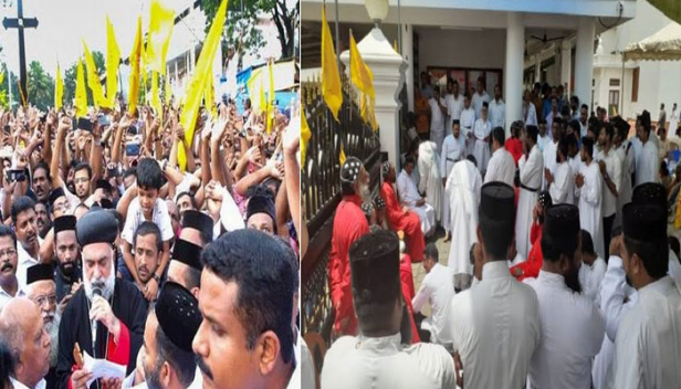 വിശ്വാസത്തിനായി തെരുവിലിറങ്ങി യാക്കോബായ ഓർത്തഡോക്സ് സഭകൾ; ശവസംസ്കാരം നിഷേധിച്ച നടപടിയിൽ നീതിക്കായി മനുഷ്യമതിൽ തീർക്കാൻ യാക്കോബായ സഭ; ദേവാലയങ്ങൾ സംരക്ഷിക്കാൻ തെരുവിലിറങ്ങി യാക്കോബായ വിശ്വാസികൾ; ഓർത്തഡോക്സ് ദേവലായങ്ങൾ അക്രമിക്കുന്നതിൽ പ്രതിഷേധ സമരത്തിന് ആഹ്വാനം ചെയ്ത് ഓർത്ത് ഡോക്സ് വൈദികരും