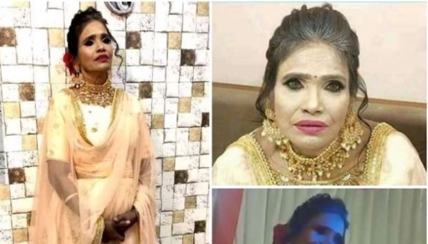 മുഖം മുഴുവൻ ചായം പൂശി ലിപ്സ്റ്റിക്കും; ലാച്ചയിൽ ആഭരണങ്ങളണിഞ്ഞ് റാണു;ഗംഭീര മേക്കോവറിൽ റാണു മണ്ഡൽ; വൈറൽ ഗായികയെ ട്രോളി സോഷ്യൽ മീഡിയയും