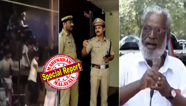 'ഈ മുസ്ലിം നാമധാരികളായ ആരെയെങ്കിലും അവിടെ ഇയാളുടെ കൂടെ നിർത്തിയിട്ടുണ്ടെങ്കിൽ ഇയാള് പറയൂല്ലോ..അവരാണ് കൂടുതൽ..കസ്റ്റഡിയിൽ എടുത്തവരിൽ അവരാണ് കൂടുതൽ..അവരെയെല്ലാം വിട്ടയയ്ക്കുകയാണ്..എന്നിട്ട് ഇവനെ മാത്രം അവശേഷിപ്പിക്കുകയാണ്..വർഗ്ഗീയ കാർഡല്ലാതെ പിന്നെന്താണ്..പറയിപ്പിക്കരുത് എന്നെക്കൊണ്ട്': വടകര എസ്ഐയെ മുസ്ലിം വർഗ്ഗീയവാദിയെന്ന് വിളിച്ച് സിപിഎം നേതാവിന്റെ കൊലവിളി പ്രസംഗം
