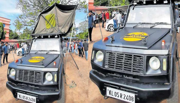 കിടപ്പു മുറിയും പാചകപ്പുരയും ഭക്ഷണ ഹാളും; ഒന്നര മാസം കൊണ്ടു പരമാവധി സംസ്ഥാനങ്ങളും നേപ്പാളും ഭൂട്ടാനും ചുറ്റാൻ ഏഴംഗ സംഘവുമായി 'പാവങ്ങളുടെ കാരവൻ' യാത്രയായി