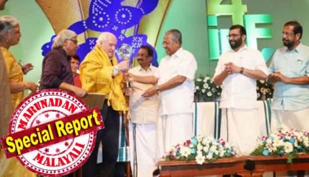 'വെടിയേറ്റു പിടയുമ്പോഴും നിലപാടുകൾ ഉയർത്തി പിടിക്കുന്ന ആ വിപ്ലവകാരിയാണ് ഇപ്പോൾ നമ്മുക്കൊപ്പം ഈ വേദിയിലുള്ളത്; വിമതശബ്ദം ഉയർത്തിയതിന് വെടിയേറ്റു മരിച്ച ഗൗരി ലങ്കേഷിന്റേയും നരേന്ദ്ര ദാബോൽക്കറുടേയും കുൽബർഗിയുടേയും ശബ്ദം മുഴങ്ങുന്ന ഇന്ത്യൻ രാഷ്ട്രീയ അന്തരീക്ഷത്തിലാണ് അദ്ദേഹം ഇപ്പോൾ ഉള്ളത്; ഫാസിസത്തിന് മുന്നിൽ നാം മുട്ടുമടക്കില്ല'; ഐഎഫ്എഫ്കെ സമാപന സമ്മേളനത്തിൽ കൈയടി നേടി മുഖ്യമന്ത്രി പിണറായി വിജയൻ