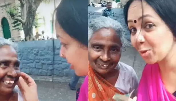 എന്ത് പ്രഹസനമാണ് ഈ പുതിയ നന്മമരം; വയോധികയ്ക്ക് മരുന്ന് വാങ്ങാൻ 50 രൂപ നൽകിയ ശേഷം ടിക് ടോക്കിലിട്ട് പൊങ്ങച്ചം; നടി താരാ കല്യാണിനെതിരെ വിമർശനവുമായി സോഷ്യൽ മീഡിയ
