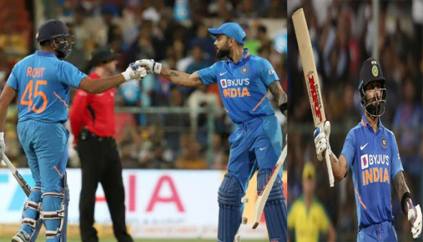 സെഞ്ച്വറിയോടെ കളം നിറഞ്ഞു കളിച്ച് രോഹിത് ശർമ്മ; ഉറച്ചു പിന്തുണ നൽകി ഒപ്പം ബാറ്റേന്തി വിരാട് കോലിയും; ചിന്നസ്വാമി സ്റ്റേഡിയത്തിൽ ഇന്ത്യൻ കടുവകളുടെ ഗർജ്ജനം വീണ്ടും; ഓസ്ട്രേലിയയെ ഏഴ് വിക്കറ്റിന് തോൽപ്പിച്ച് ഏകദിന പരമ്പന നേടി ഇന്ത്യ; സ്റ്റീവ് സ്മിത്തിന്റെ സെഞ്ച്വറി വിഫലമായി