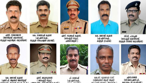 സ്തുത്യർഹ സേവനത്തിനുള്ള രാഷ്ട്രപതിയുടെ പൊലീസ് പുരസ്കാരത്തിന് അർഹരായവരിൽ പത്ത് മലയാളികളും; ജീവൻ രക്ഷാ പുരസ്കാരം ഏഴുപേർക്കും; ഇ.പി. ഫിറോസിന് മരണാനന്തര ബഹുമതിയായി സർവോത്തം ജീവൻ രക്ഷാ പതക്
