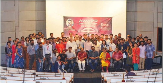 ടെക്നോപാർക്കിലെ സാഹിത്യോത്സവം സൃഷ്ടി 2019 - സന്തോഷ് ഏച്ചിക്കാനം അവാർഡുകൾ വിതരണം ചെയ്തു