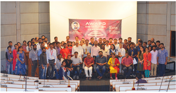 ടെക്നോപാർക്കിലെ സാഹിത്യോത്സവം സൃഷ്ടി 2019; സന്തോഷ് ഏച്ചിക്കാനം അവാർഡുകൾ വിതരണം ചെയ്തു