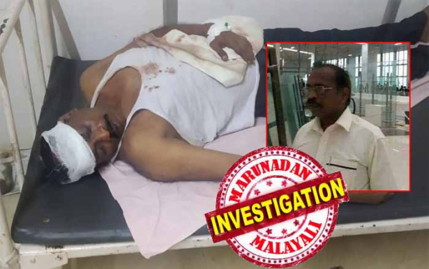 സിപിഎം കയ്യേറ്റത്തിൽ നഷ്ടമായത് ക്ഷേത്രഭൂമിയിലെ 25 സെന്റ് സ്ഥലം; ഹൈക്കോടതി ഉത്തരവ് പ്രകാരം സ്ഥലം തിരികെ അളന്നു നൽകിയത് റവന്യൂ അധികൃതരും; ക്ഷേത്രമുറ്റത്ത് പാർട്ടി കൊടികുത്താൻ അനുവദിക്കാത്തതിനാൽ വിരോധം കൂടി; തിറ നടക്കവേ ഇന്നലെ രാത്രി വീട്ടിൽ കയറി വെട്ടിയത് സിപിഎം ഗുണ്ടാ സംഘം; നൂറു കണക്കിന് പേർ നോക്കി നിന്നെങ്കിലും ഭാഗിക കാഴ്ചശക്തിയുള്ള ആളെ രക്ഷിക്കാൻ ഒരാൾ പോലും വന്നില്ല; വധശ്രമം നടന്നത് ശൈലജ ടീച്ചറുടെ ഭർത്താവിനെതിരെ കേസ് നൽകിയ രാമചന്ദ്രന് നേരെ