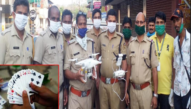 ഡ്രോൺ നിരീക്ഷണത്തിൽ കുടുങ്ങിയത് മലപ്പുറത്തെ വമ്പൻ ചീട്ടുകളി സംഘം; പൊലീസ് പരിശോധന അറിയിക്കാൻ ചീട്ടുകളി സംഘം നിയോഗിച്ച നിരീക്ഷകരെയും ഡ്രോൺ കുടുക്കി; 10അംഗ സംഘത്തെ പൊലീസ് പിടികൂടിയത് മഫ്തിയിൽ എത്തി; 31,990 രൂപയും പിടിച്ചെടുത്തു