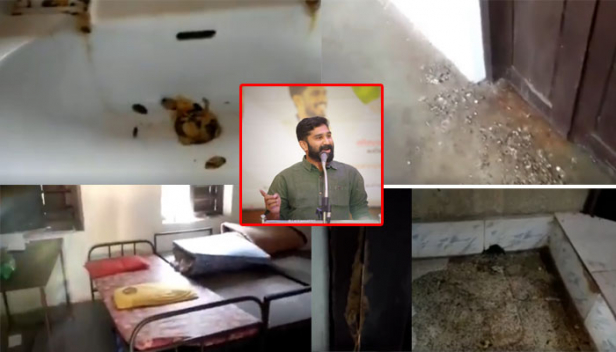 ചോർന്നൊലിക്കുന്ന ചിതലരിച്ച കെട്ടിടങ്ങൾ; വൃത്തിഹീനമായ ടോയ്ലറ്റുകൾ..തുരുമ്പിച്ച കട്ടിലുകൾ..ടാപ്പ് തുറന്നാൽ മലിനജലം; കിടക്കയും തലയിണയും ഷീറ്റും മിക്കയിടത്തും ഉപയോഗിച്ച് പഴകിയത്;. ഈ വക 'ഫൈവ് സ്റ്റാർ' സേവനങ്ങൾക്കാണ് ഇനി മുതൽ പാവപ്പെട്ട പ്രവാസികൾ കൂടി സർക്കാരിന് പണം നൽകേണ്ടത്: മലമ്പുഴയിലെ ക്വാറന്റൈൻ കേന്ദ്രത്തിന്റെ ദുരവസ്ഥ കാട്ടുന്ന വീഡിയോ ഷെയർ ചെയ്ത് വി.ടി.ബൽറാം