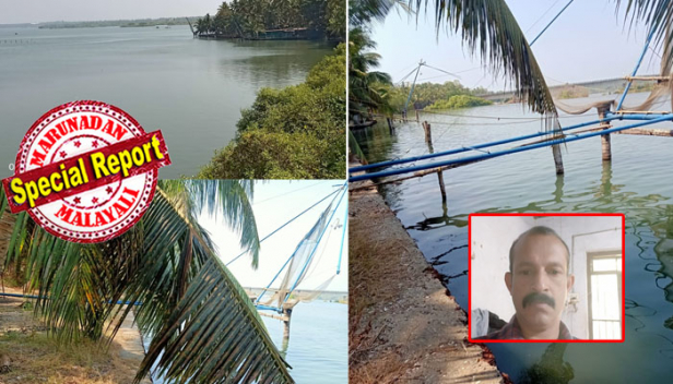 ഗൾഫിൽ പോയി വന്നപ്പോഴേക്കും അഷ്ടമുടികായൽ തീരത്ത് പട്ടയമുള്ള സ്വന്തം സ്ഥലത്ത് കാണുന്നത് വലിയ ചീനവല; പണവും സ്വാധീനവുമുള്ള കയ്യേറ്റക്കാരനെ ചോദ്യം ചെയ്തപ്പോൾ ഗൂണ്ടകളെ പറഞ്ഞുവിട്ട് കോസ്റ്റൽ എസ്ഐയുടെ ഭീഷണി; ശോഭനന്റെ പരാതി വന്നപ്പോൾ ലൊക്കേഷൻ സ്കെച്ച് നൽകാതെ വില്ലേജ് -ഫിഷറീസ് മേലാളന്മാരുടെ കള്ളക്കളി; ദളവാപുരം പാലത്തിന് വേണ്ടിയുള്ള കായൽ കൊള്ളയിൽ അഷ്ടിക്ക് വക മുട്ടി ശോഭനനെ പോലുള്ള മത്സ്യത്തൊഴിലാളികൾ