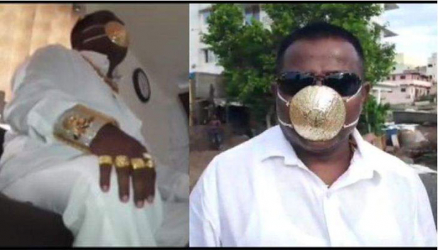 സ്വർണം ഉപയോഗിച്ച് നിർമ്മിച്ച മാസ്കുമായി മഹാരാഷ്ട്ര സ്വദേശി; മാസ്കിനായി ഉപയോഗിച്ചത് 2.89 ലക്ഷം രൂപയുടെ സ്വർണം; ഈ മാസ്ക് വൈറസിനെ തടയാൻ ഫലപ്രദമാണോ എന്ന് തനിക്കറിയില്ലെന്നും ശങ്കർ; ശ്വാസമെടുക്കാൻ ദ്വാരങ്ങൾ ഇല്ലായിരുന്നെങ്കിൽ ഫലപ്രദമാകുമായിരുന്നു എന്ന് സോഷ്യൽ മീഡിയ