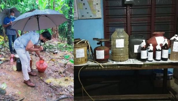 ഇടുക്കിയിൽ 40 ലിറ്റർ കോടയും 2 ലിറ്റർ ചാരായവും പിടികൂടി നാർകോട്ടിക് എൻഫോഴ്സ്മെന്റ്; പ്രതിക്കായി അന്വേഷണം ഊർജ്ജിതം