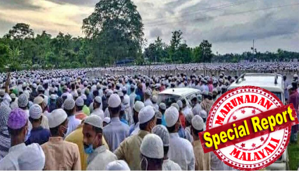മത പണ്ഡിതന്റെ ശവസംസ്കാര ചടങ്ങിന് തടിച്ചുകൂടിയത് ആയിരക്കണക്കിന് അനുയായികൾ; കോവിഡ് വ്യാപന ഭീതിയിൽ അസം; മൂന്ന് ഗ്രാമങ്ങൾ അടച്ചു