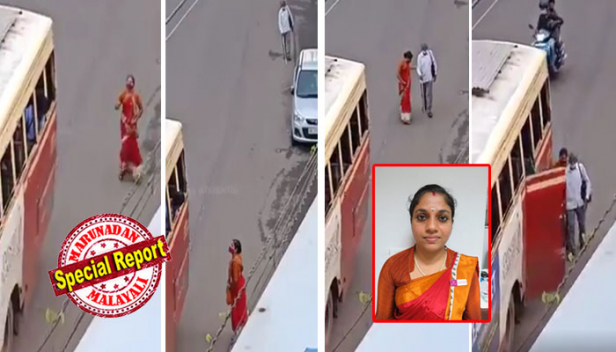 'വീഡിയോ കണ്ട് എന്റെയും കണ്ണുനിറഞ്ഞു; ജോലി കഴിഞ്ഞ് വീട്ടിലേക്കുള്ള വഴിയിൽ കുരിശുകവല എത്തിയപ്പോഴാണ് റോഡിന് നടുക്ക് കാഴ്ചയില്ലാത്ത ഒരാൾ റോഡ് ക്രോസ് ചെയ്യാൻ വിഷമിക്കുന്നത് കണ്ടത്; ഉടനെ ബസ് തടഞ്ഞുനിർത്തി ആളുടെ കൈപിടിച്ച് കയറ്റി വിട്ടു; സോഷ്യൽ മീഡിയയിൽ വീഡിയോ കണ്ടാണ് ഭർത്താവ് പോലും വിവരം അറിഞ്ഞത്; തിരുവല്ലയിലെ ആ യുവതിയെ തേടി മറുനാടൻ എത്തിയപ്പോൾ