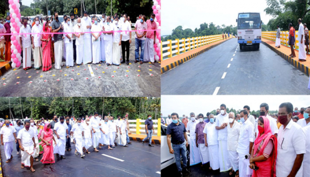 ഭൂതത്താൻകെട്ട് പുതിയ പാലം നാടിന് സമർപ്പിച്ചു; പാലം നിർമ്മിച്ചത് പഴയ ബാരേജ് സഞ്ചാരയോഗ്യം അല്ലാതായതോടെ; നിർമ്മാണം പൂർത്തിയാക്കിയത് നാല് വർഷം കൊണ്ട്