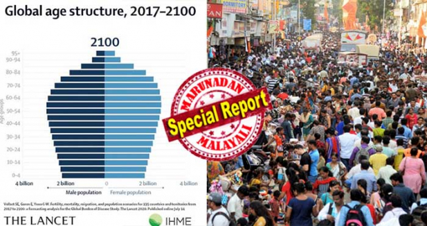 ലോക ജനസംഖ്യ വളർച്ച 44 വർഷം കൊണ്ട് അവസാനിക്കും; 2064 ൽ 970 കോടിയായി ഉയരുന്ന ജനസംഖ്യ 2100 ൽ 880 കോടിയായി താഴും; ജപ്പാനും സ്പെയിനും തായ്ലാൻഡും പോലെയുള്ള രാജ്യങ്ങളിൽ 50 ശതമാനം വരെ ജനസംഖ്യ കുറയുമ്പോൾ ലോകത്തേറ്റവും ജനങ്ങൾ ഉള്ള രാജ്യമായി ഇന്ത്യ മാറും; ജനസംഖ്യയിൽ രണ്ടാമതെത്തുന്ന നൈജീരിയ സമ്പത്തിലും മുന്നേറും; ലോകത്തിന്റെ ഭാവിയെക്കുറിച്ചുള്ള ഒരു അപൂർവ്വ റിപ്പോർട്ട് ഇങ്ങനെ