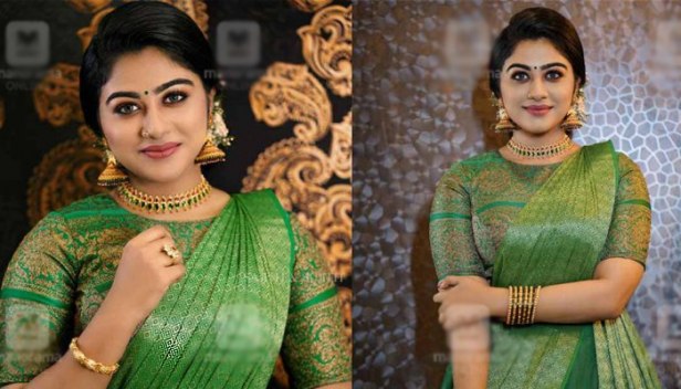 ബ്രൈഡൽ ലുക്കിൽ അതിസുന്ദരിയായി ബിന്ദു പണിക്കരുടെ മകൾ; ഇന്തോവെസ്റ്റേൺ സ്റ്റൈലിലെ മണവാട്ടിയായി തിളങ്ങി കല്ല്യാണി: സെലിബ്രിറ്റി സ്റ്റൈലിസ്റ്റുമാരായ സജിത്തും സുജിത്തും നൽകിയ മേക്കോവറിൽ കല്ല്യാണി സൂപ്പർ