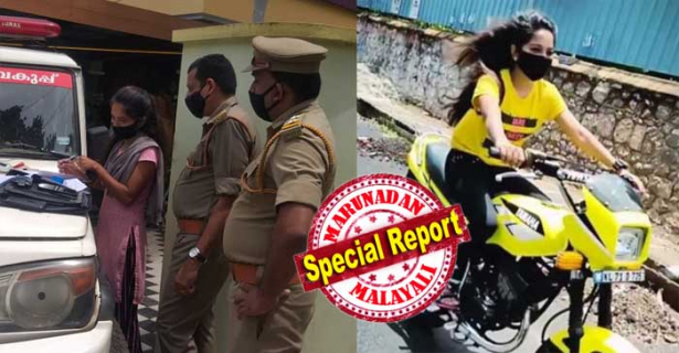 രൂപമാറ്റം വരുത്തിയ അടിപൊളി ബൈക്കിൽ പെൺകുട്ടിയുടെ സൂപ്പർ സഞ്ചാരം! ഹെൽമറ്റു ധരിക്കാതെയുള്ള ബൈക്ക് യാത്രയുടെ വീഡിയോ സോഷ്യൽ മീഡിയയിലും വൈറൽ; പ്രായപൂർത്തിയാകാത്ത പെൺകുട്ടിയുടെ സഞ്ചാരമെന്ന പരാതിയും; പരിശോധിക്കാൻ മോട്ടോർ വാഹന വകുപ്പ് ഉദ്യോഗസ്ഥരും എത്തിയതോടെ കണ്ടെത്തിയത് യമഹ ബൈക്കിൽ രൂപമാറ്റം നടത്തിയത്; ഗിയറുള്ള ബൈക്ക് ഓടിക്കാൻ ലൈസൻസ് ഇല്ലെന്നും കണ്ടെത്തി; 20,500 രൂപ പിഴ ചുമത്തി അധികൃതർ; വീഡിയോ ചിത്രീകരിക്കാൻ മാത്രമാണ് ഹെൽമറ്റൂരി വാഹനമോടിച്ചതെന്ന് ബൈക്കുടമ