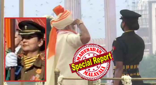 മെക്കാനിക്കൽ എഞ്ചിനീയറിംഗിൽ ബിരുദധാരി; തമിഴ്നാട് അക്കാദമിയിൽ നിന്ന് ഗർവാൾ റൈഫിൾസ് മെഡലുമായി സേനയിലേക്ക്; മാസ്കോയിലെ റെഡ് സ്ക്വയറിൽ അടിവച്ചുനീങ്ങിയ സംഘത്തിൽ ഇന്ത്യയുടെ ത്രിവർണ്ണ പതാകയേന്തിയ മേജർ; സംവാദങ്ങളിലും പ്രസംഗങ്ങളിലും മികവ് കാട്ടിയ മിടുമിടുക്കി ചെങ്കോട്ടയിലും ത്രിവർണ്ണ പതാക ഉയർത്തി; പ്രധാനമന്ത്രിക്കൊപ്പം ചെങ്കോട്ടയിൽ നിറഞ്ഞത് മേജർ ശ്വേതാ പാണ്ഡേ; രാജ്യത്തിനും സൈന്യത്തിനും എന്തൊക്കെ സാധിക്കുമെന്ന് ലോകം ലഡാക്കിൽ കണ്ടുവെന്ന് മോദിയും