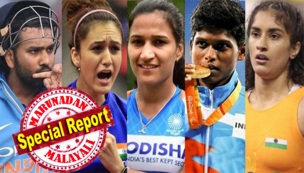 ക്രിക്കറ്റ് താരം രോഹിത് ശർമ ഉൾപ്പെടെ അഞ്ച് കായികതാരങ്ങൾക്ക് രാജ്യത്തെ പരമോന്നത കായിക ബഹുമതിയായ ഖേൽരത്ന; മലയാളി പരിശീലക ജിൻസി ഫിലിപ്പിന് അത്ലറ്റിക്സ് വിഭാഗത്തിൽ ധ്യാൻചന്ദ് പുരസ്കാരം; ഇക്കുറി അർജുന അവാർഡിന് അർഹരായത് 27 പേർ; സാക്ഷി മാലിക്ക്, മിരാബായ് ചാനു എന്നിവരെ പുരസ്കാര പട്ടികയിൽ നിന്നും ഒഴിവാക്കിയത് മുൻപ് ഖേൽരത്ന പുരസ്കാരം നേടിയതിനാൽ; രാജ്യത്തെ കായിക ബഹുമതികൾ ഇക്കുറി സമർപ്പിക്കുക ഓൺലൈനായും