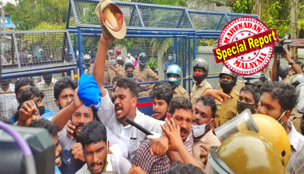 തൊപ്പി പോയ പൊലീസേ... തല്ലാമെങ്കിൽ തല്ലിക്കോ: മന്ത്രി ജലീലിന്റെ രാജി ആവശ്യപ്പെട്ടുള്ള കെഎസ് യു മാർച്ചിന് നേരേ പിന്നെ നടന്നത് ലാത്തി ഒടിഞ്ഞിട്ടും മതിവരാതെ പൊതിരെ തല്ല്; തലപൊട്ടിയതടക്കം ഗുരുതര പരിക്കേറ്റ് പ്രവർത്തകർ; ആലപ്പുഴയിലെ നരനായാട്ടിൽ കേസെടുത്ത് മനുഷ്യാവകാശ കമ്മിഷൻ; നോർത്ത് എസ്ഐ അടക്കമുള്ള പൊലീസുകാർ നേരിട്ട് ഹാജരാകണം; മൂന്നാഴ്ചയ്ക്കകം റിപ്പോർട്ട് നൽകാൻ എസ്പിക്കും നിർദ്ദേശം