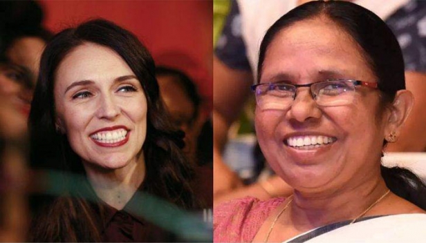 വെല്ലുവിളികളെ അതിജീവിക്കുന്നതിൽ വനിത നേതാക്കൾ എങ്ങനെ വിജയിക്കുന്നുവെന്ന് ലോകത്തെ കാണിച്ചതിന് നന്ദി; ന്യൂസിലൻഡ് പ്രധാനമന്ത്രി ജസീന്ത ആർഡന് അഭിനന്ദനവുമായി ആരോഗ്യമന്ത്രി കെ കെ ശൈലജ ടീച്ചർ