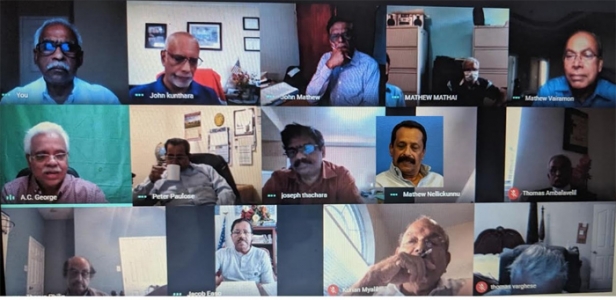 കേരളാ റൈറ്റേഴ്സ് ഫോറം ഹ്യൂസ്റ്റൻ പ്രതിമാസ മീറ്റിംഗിൽ മഹാകവി അക്കിത്തത്തിന് അശ്രുപൂജ സമർപ്പിച്ചു