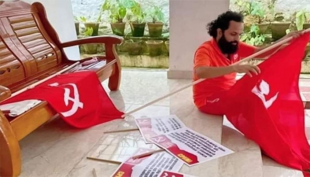 ഈ ചിത്രമൊക്കെ യൂണിവേഴ്സിറ്റി യൂണിയൻ കലോൽസവത്തിലെ ‘നിങ്ങൾ എന്നെ കമ്മ്യൂണിസ്റ്റാക്കി’ എന്ന നാടകത്തിൽ നിന്നാണ്; ബിനീഷ് കോടിയേരിയേയും സിപിഎമ്മിനെയും ട്രോളി ടി സിദ്ദിഖ്