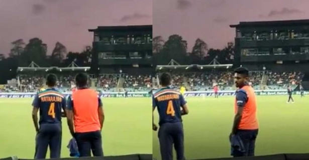 ഓസ്ട്രേലിയൻ ഗ്യാലറിയിൽ നിന്നൊരു സഞ്ജുവേട്ടാ വിളി; ചെറുപുഞ്ചിരിയുമായി സഞ്ജു; മത്സരത്തിനിടയിലെ രസകരമായ നിമിഷം വൈറലാകുന്നു