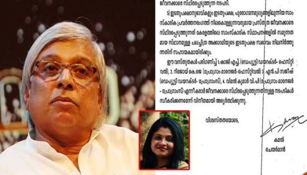 പർദ്ദ വിഷയത്തിലും ശരിയത്ത് നിയമത്തിലും ട്രിപ്പിൾ തലാഖ് വിഷയത്തിലും മൗനിബാബയായ കമൽ ശബരിമല വിഷയത്തിൽ പ്രതികരിക്കും; ഒരിക്കൽ കൂടി തെളിയിക്കുന്നു താൻ 916 സഖാവാണെന്ന തുണിയുടുക്കാത്ത സത്യം; കമലിനെപ്പോലുള്ള കുഴലൂത്തുക്കാരാണ് സാംസ്കാരിക കലാകേരളത്തിന്റെ ശാപം: അഞ്ജു പാർവതി പ്രഭീഷ് എഴുതുന്നു