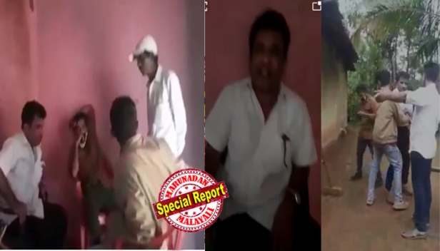 വീടുതരാം.. ടിവിയും ഫ്രിഡ്ജും വാങ്ങിത്തരാം..ഷാർജയിലേക്ക് കൊണ്ടുപോകാം എന്ന് വാഗ്ദാനം; എൻജോയ് ചെയ്തിട്ട് ഒരു മണിക്കൂറിനകം തിരികെ വീട്ടിലെത്തിക്കാമെന്നും ഫോണിൽ; കർണ്ണാടക സകലേഷ്പുരത്ത് യുവതിയുടെ വീട്ടിലെത്തിയ ഷാർജ കെഎംസിസി വൈസ് പ്രസിഡന്റിന് യുവാക്കളുടെ ക്രൂരമർദ്ദനം; വീഡിയോ വൈറൽ