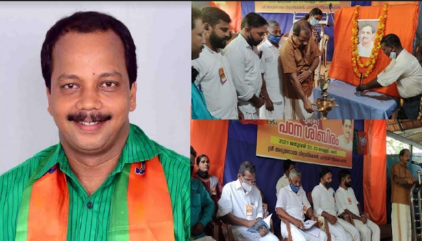 ഇന്ദിരാഭവൻ പാണക്കാട്ടേക്ക് മാറ്റി അദ്ധ്യക്ഷ സ്ഥാനം ഹൈദരലി തങ്ങളെ ഏൽപ്പിക്കുന്നതാണ് നല്ലത്; മുസ്ലിംലീഗ് കുനിയാൻ പറഞ്ഞാൽ മുട്ടിലിഴയുകയാണ് കോൺഗ്രസ് നേതാക്കളെന്നും ബിജെപി മലപ്പുറം ജില്ലാ പ്രസിഡണ്ട് രവി തേലത്ത്