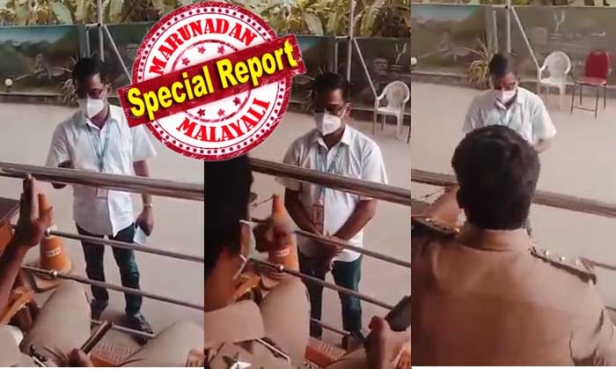 അനധികൃത കയ്യേറ്റം ഒഴിപ്പിക്കൽ വിഷയത്തിൽ അധികാര ദുർവിനിയോഗം നടത്തിയെന്ന തരത്തിൽ സി ഐയുടെ പരാമർശം; ചൊടിച്ച് അടിമാലി പഞ്ചായത്ത് സെക്രട്ടറി; ഇരുവരും തമ്മിൽ രൂക്ഷമായ വാക്പോരും; ഉച്ചത്തിൽ സംസാരിച്ചാൽ കേസെടുക്കുമെന്നും സിഐയുടെ ഭീഷണി; ഉദ്യോഗസ്ഥർ തമ്മിൽ കോർത്ത വീഡിയോ സോഷ്യൽ മീഡിയയിലും വൈറൽ