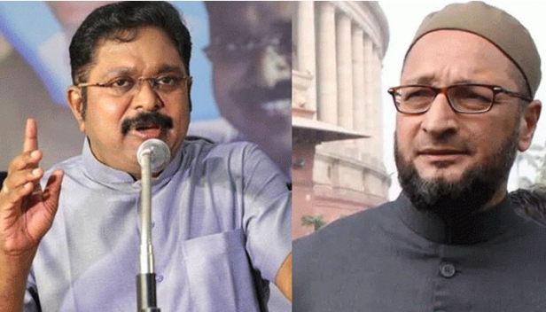 തമിഴ്നാട്ടിലും ശക്തി തെളിയിക്കാൻ അസദുദ്ദീൻ ഉവൈസി; മൂന്ന് സീറ്റുകളിൽ എ.ഐ.എം.ഐ.എം മത്സരിക്കുന്നത് അമ്മ മക്കൾ മുന്നേറ്റ കഴകവുമായി ചേർന്ന്