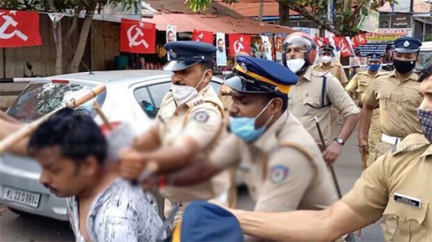 കാട്ടായിക്കോണം സംഘർഷം; സിപിഎം പ്രവർത്തകൻ റിമാൻഡിൽ; കാറിലെത്തി ബിജെപി പ്രവർത്തകരെ ആക്രമിച്ചെന്ന പരാതിയിൽ കേസില്ല