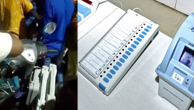 തമിഴ്നാട്ടിൽ ഇരുചക്ര വാഹനത്തിൽ വോട്ടിങ് മെഷീൻ കടത്താൻ ശ്രമം; ചെന്നൈ കോർപ്പറേഷനിലെ നാല് ഉദ്യോഗസ്ഥർ അറസ്റ്റിൽ; ഒന്നര ലക്ഷം രൂപ കണ്ടെത്തി; തിരഞ്ഞെടുപ്പ് കമ്മീഷൻ അന്വേഷണം തുടങ്ങി