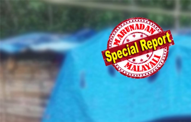 പാറപ്പുറത്ത് കാട്ടുകമ്പുകൾ കൂട്ടിക്കെട്ടി അതിന് മുകളിൽ പഴകി ദ്രവിച്ച ടിൻഷീറ്റും കീറിനശിച്ച ഒരു ടാർപ്പോളിനും; കാറ്റടിച്ചാൽ പറന്നു പോകുന്ന ഒറ്റമുറി കൂരയിൽ കഴിയുന്നത് മൂന്ന് പെൺമക്കൾ അടക്കം ഏഴുപേർ; നമ്പർ വൺ കേരളത്തിലെ ഈ ദുരിതക്കാഴ്ച്ച കണ്ണുള്ളവർ കാണട്ടെ