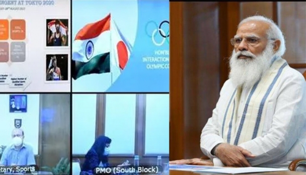 ടോക്യോ ഒളിംപിക്സ്: ഇന്ത്യയുടെ ആദ്യ സംഘം 17ന് പുറപ്പെടും; തയ്യാറെടുപ്പുകൾ വിലയിരുത്തി പ്രധാനമന്ത്രി; 13ന് അത്ലറ്റുകളുമായി ഓൺലൈൻ വഴി കൂടിക്കാഴ്ച നടത്തും