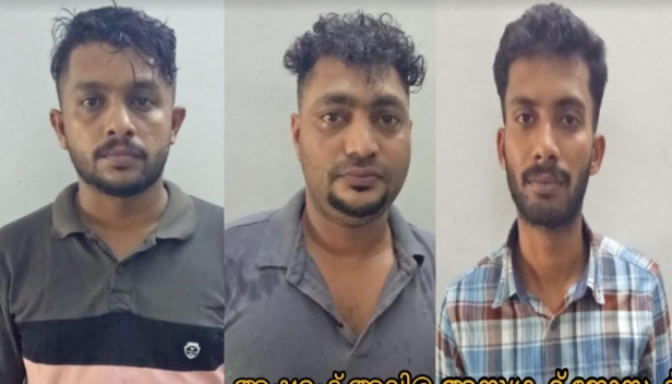 മലപ്പുറത്ത് യുവാവിനെ കിഡ്നാപ് ചെയ്ത് മോചനത്തിന് ആവശ്യപ്പെട്ടത് രണ്ടുലക്ഷം രൂപ; പിതാവിനെ ഭീഷണിപ്പെടുത്തി തട്ടി എടുത്തത് കാറും 50,000 രൂപയും; കേസിൽ മൂന്നു പേർ പിടിയിൽ